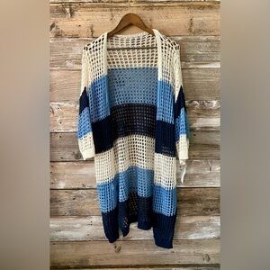 AIDUSKI- NEW NWT-Crochet duster